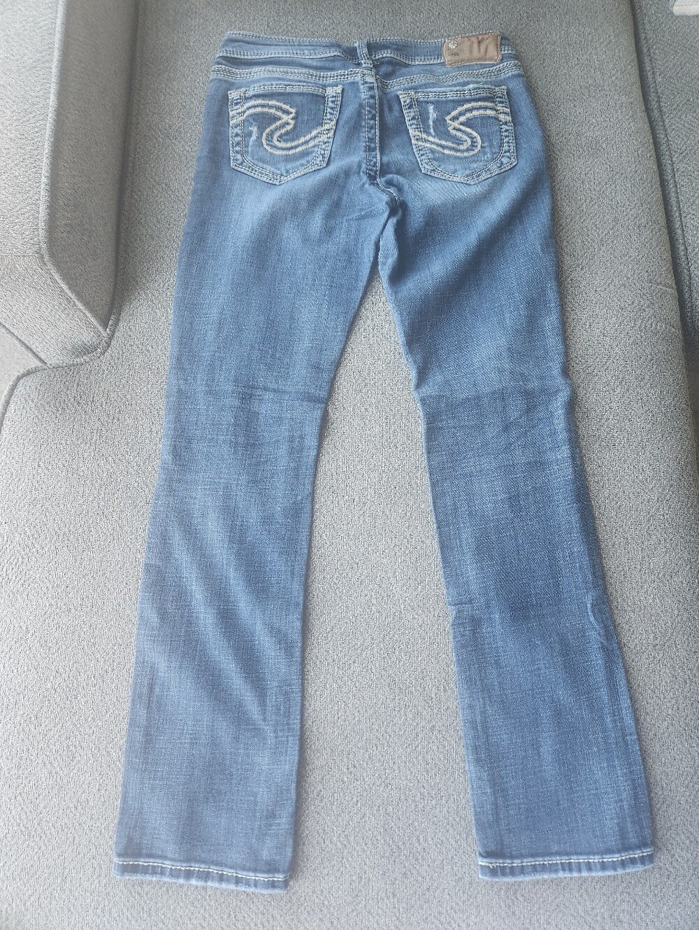 Silver Aiko‎ Straight Distressed Jeans 29X32 - Picture 2 of 10